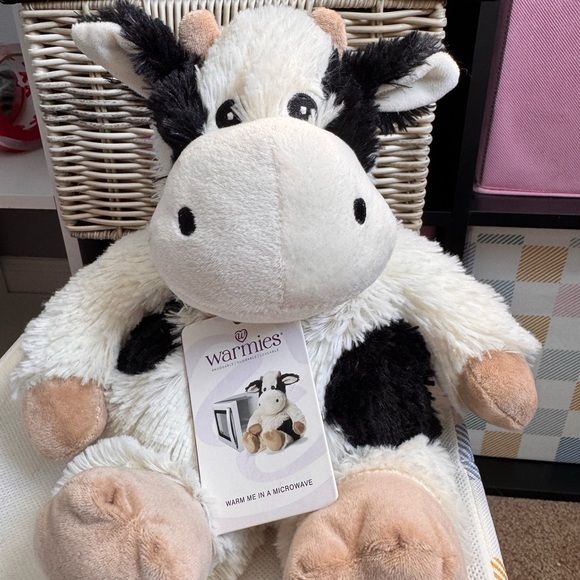 Warmies Other - Warmies Plush Cow - Black and White